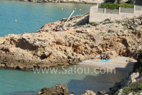 Una de les noves plataformes instal·lades a Cap Salou