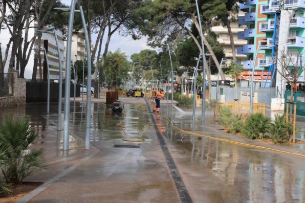 Avenida Carles Buïgas de Salou remodelada